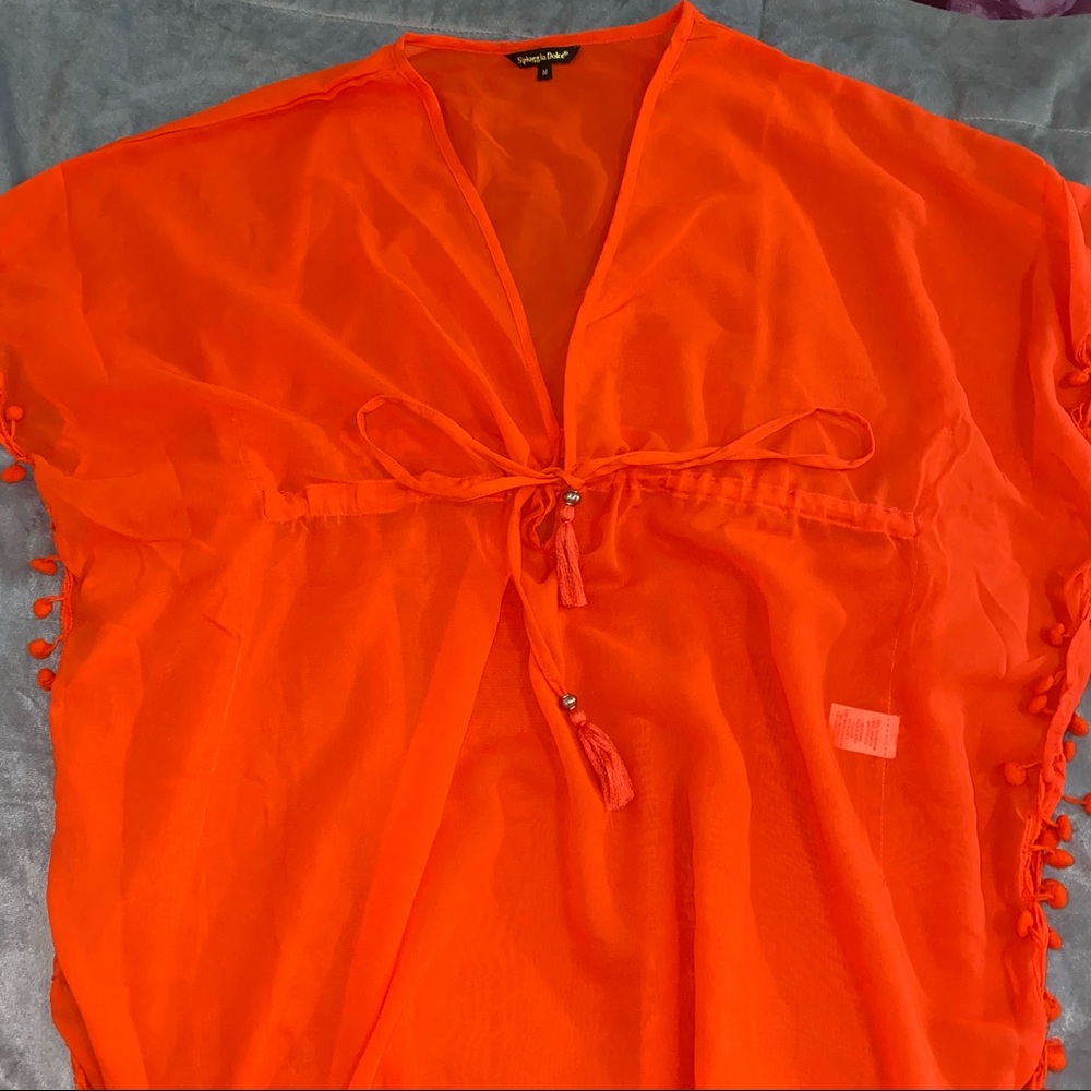 Mesh Beach swimsuit cover up